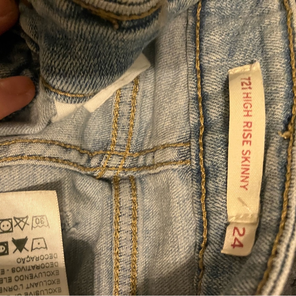 Levi's Light Blue Skinny Jeans